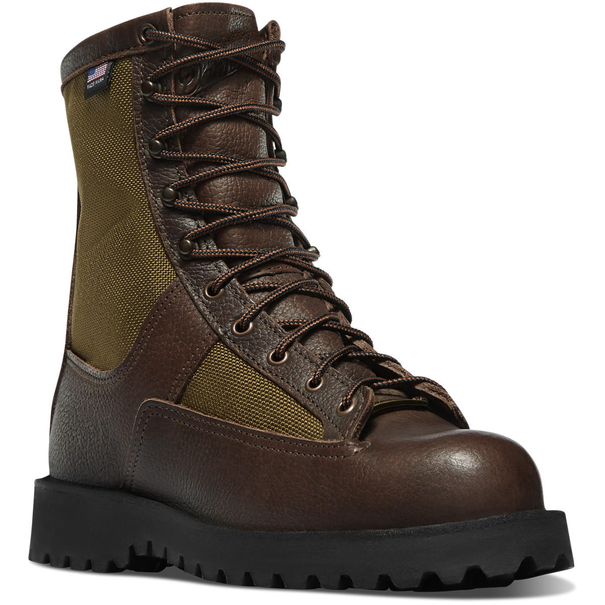 Danner Grouse Dark Brown/Olive Hunting Boots Mens - South Africa 76845NJZF